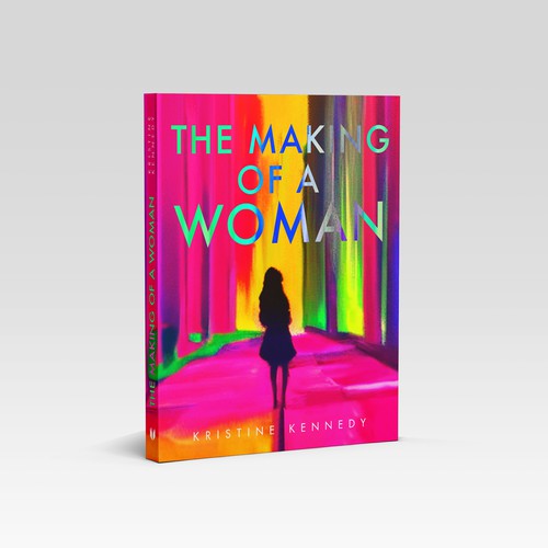 Wow factor book cover for women's contemporary fiction novel Diseño de BeGood Studio