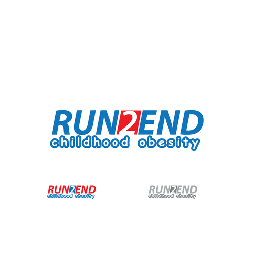 Run 2 End : Childhood Obesity needs a new logo Ontwerp door Hardth¡nker™