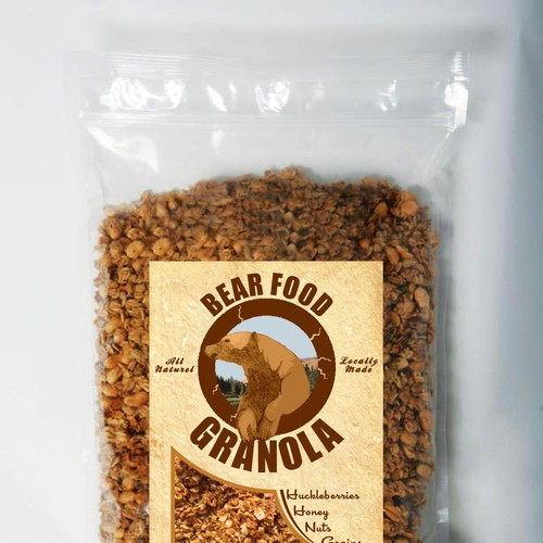 print or packaging design for Bear Food, Inc Design por Kiwii