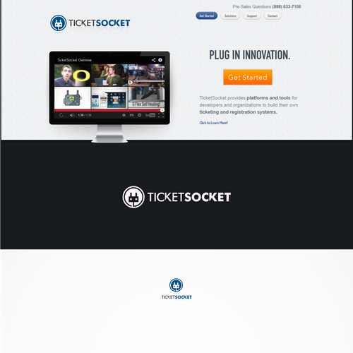 Kickass design for TicketSocket Design by "KakGio"