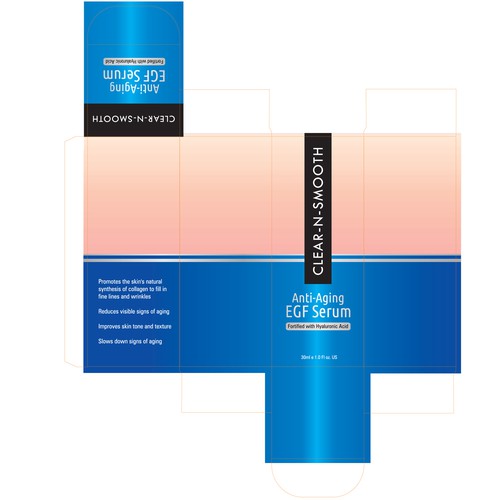 Face Serum Box Design Design by Abacusgrp