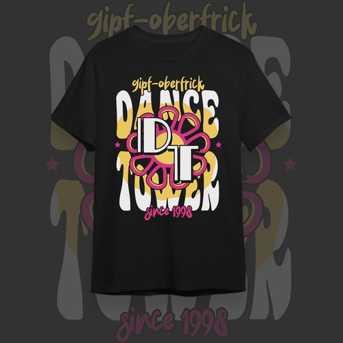 T-shirt Design - Dance Tower Design by mañana_art