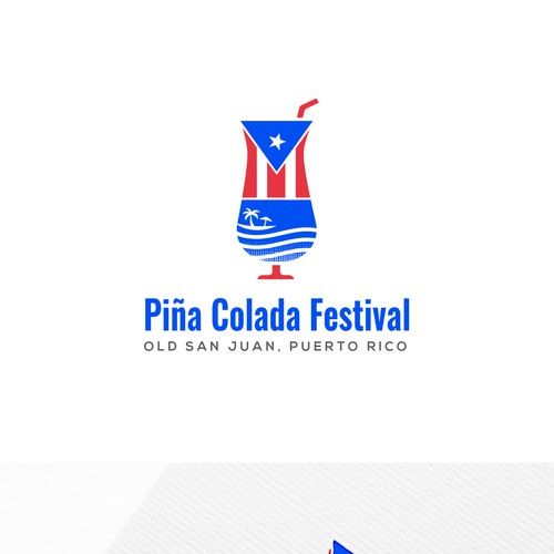 Piña Colada Festival Logo and Branding Package Design réalisé par smitadesign