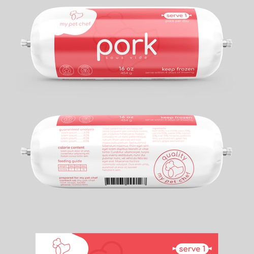 Premium Fresh Dog Food Design réalisé par Totoya