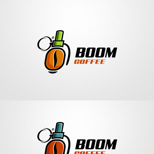 logo for Boom Coffee Design por Rom@n