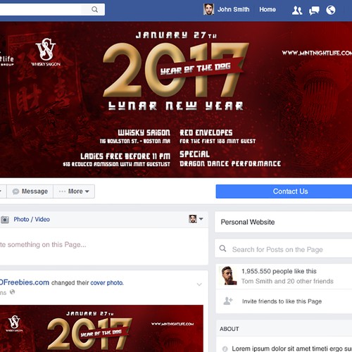 Facebook cover contest entry by clelia_rella