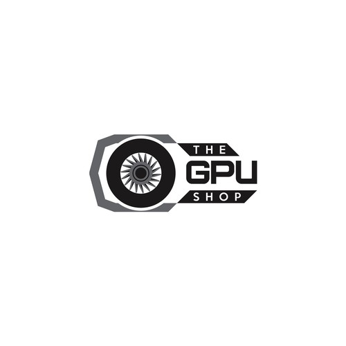 Create a futuristic logo for "The GPU Shop" Design by tetu sign