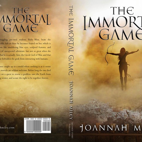 Unique book cover for suspenseful paranormal-romance novel! Design by PINTADO