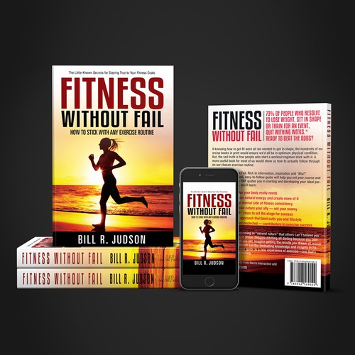 Cover for a fitness motivation book Design by devstudio