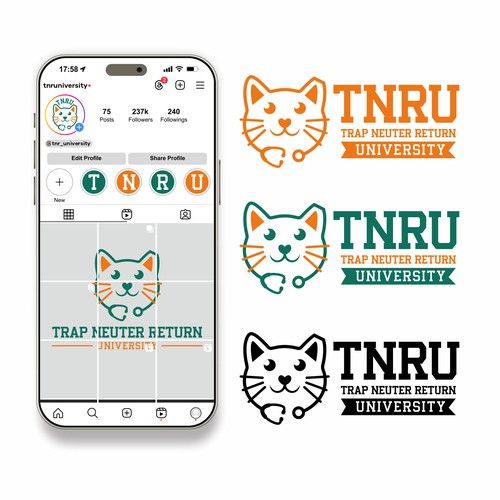 Design di Calling all cat lovers! Design an online TNR (Trap-Neuter-Return) Academy logo and save cats! di Hochbaum