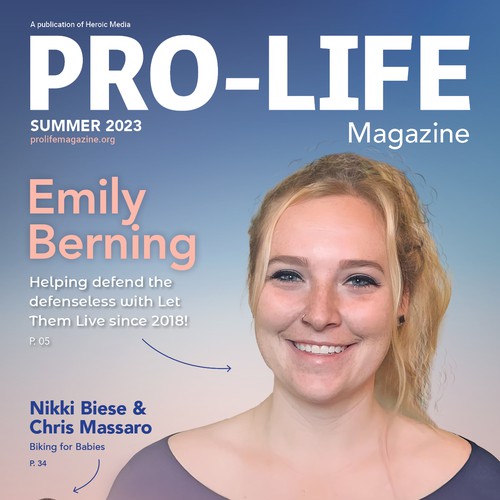 Magazine Cover for Pro-Life Non-Profit Design por machus4u