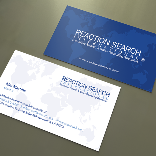 Design Create a new Business Card design for an Executive Search Company di An'