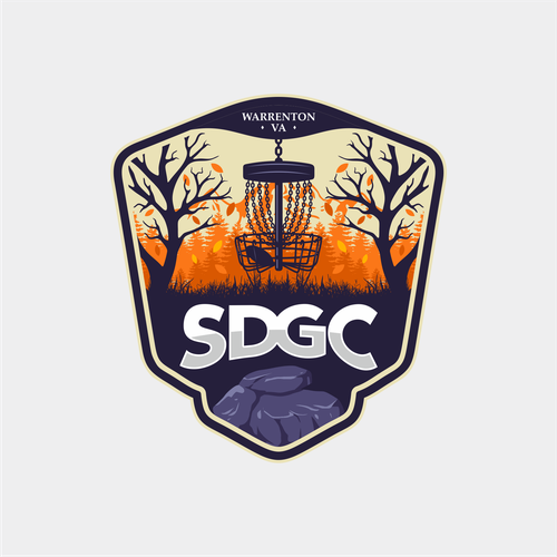 Disc Golf Course Logo Design by XB.Logo | Collin Jr