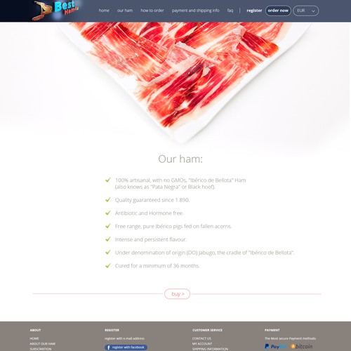 Web page design contest entry by Skiasca