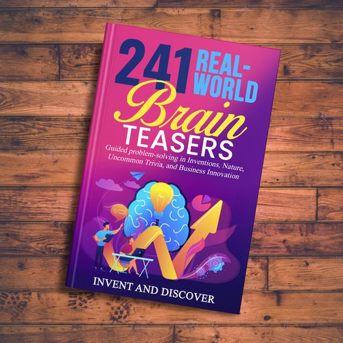 Book Cover - Creativity, Innovation, Inventions, Lateral thinking Design by Zahari Studio