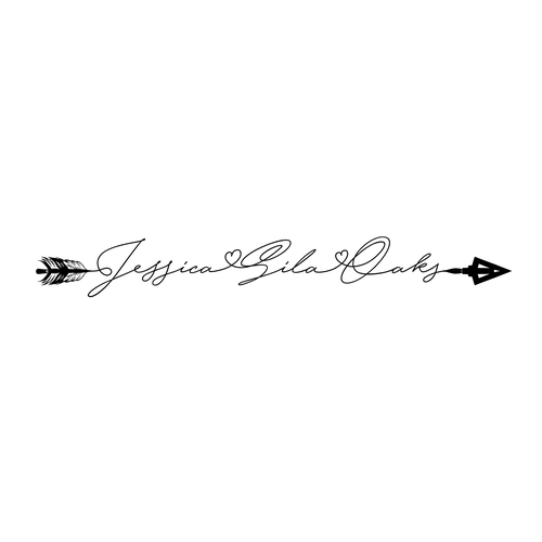 Simple Tattoo design incorporating 3 names Design by mantra.space