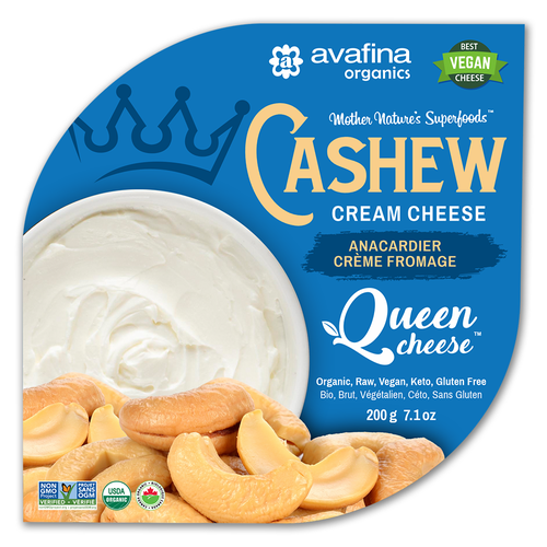 Vegan Cashew Cheese Packaging Rebrand Design by TypeF Design