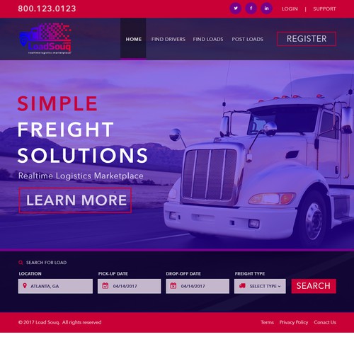 Home Page Website Design Design by Urban Creative