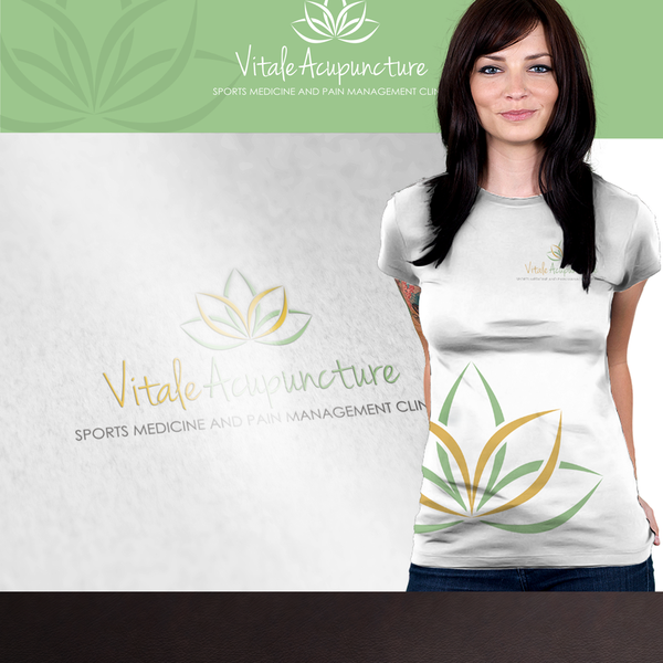 Design by 92_chan titled "Vitale Acupuncture Needs a Logo!"