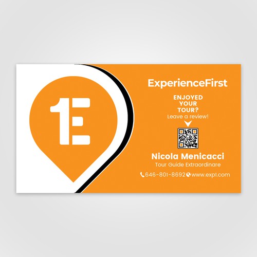 One-Sided Business Card Design for Travel Company Design by ™SF_Design™