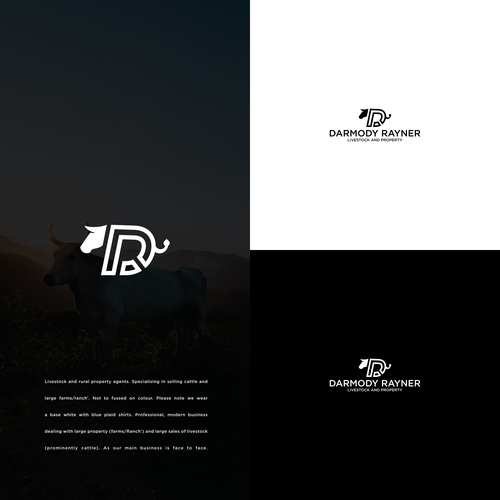 Livestock Ranch Agents Logo Design by boerhan