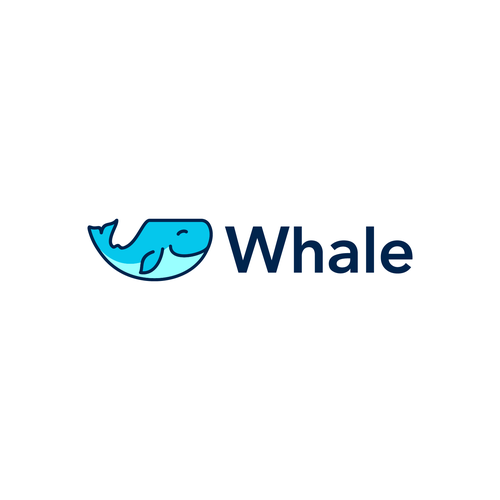 Whale mobile app logo Ontwerp door Tianeri