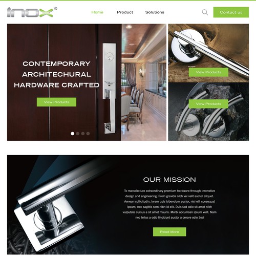 Architectural hardware website Design by ♾️e2infinity♾️