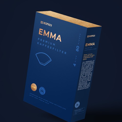 EMMA Coffee filter paper needs a smart packaging Design by Air_designs