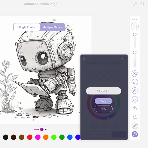 Coloring App design For Windows Design réalisé par ⭐Riana⚡⚡