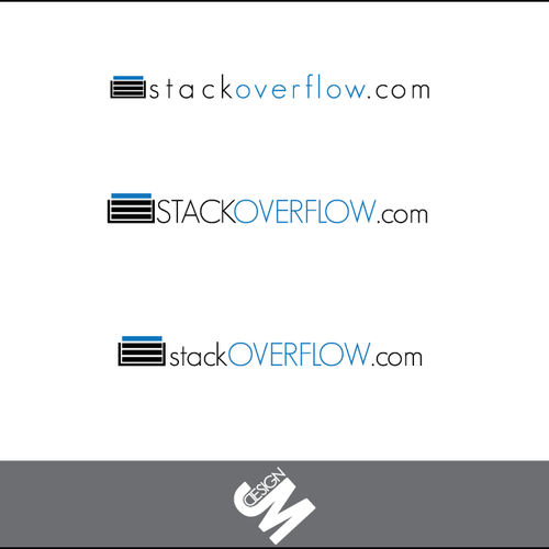 logo for stackoverflow.com Design by JM Design