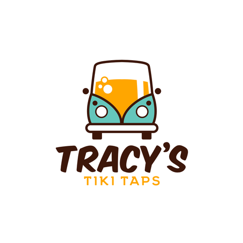 Fun Logo to help us attract people to our beer bus Design by guinandra