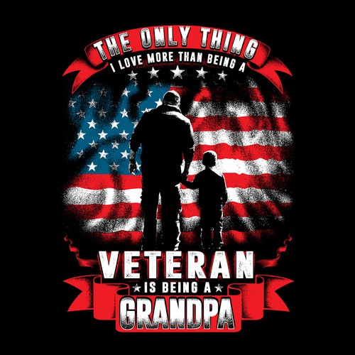 Veteran Grandpa T-Shirt Veteran Grandpa T-Shirt