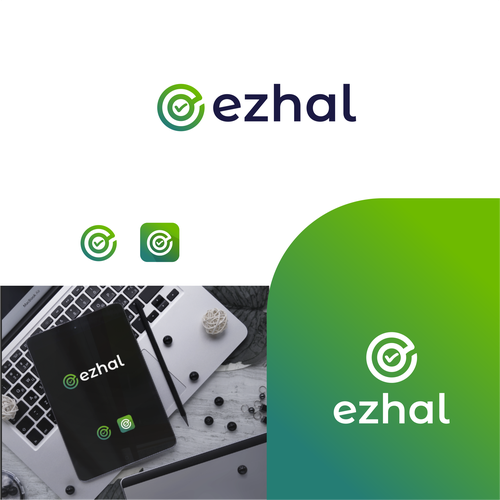 Mobile application logo for "Ezhal" Design by Elesense