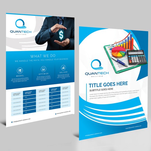 Design a brochure/flyer for a high-tech aerospace product | Postcard ...