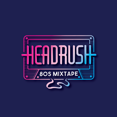 Logo for upcoming eighties band Design réalisé par << ALI >>