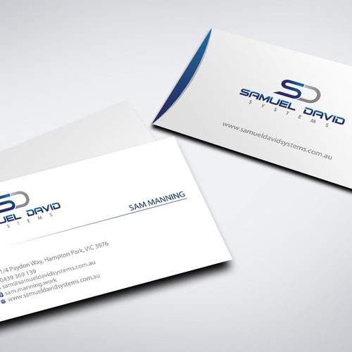 New stationery wanted for Samuel David Systems デザイン by conceptu