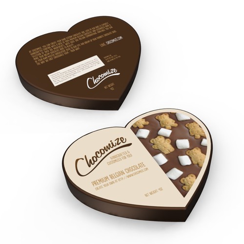 Designs | New heart-shaped product packaging wanted for Chocomize ...