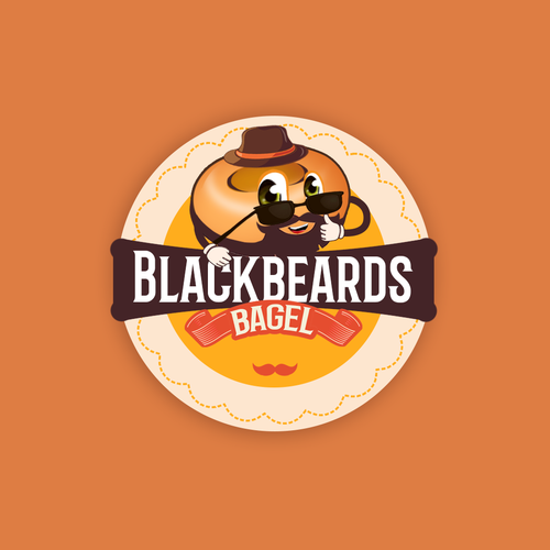 Blackbears Bagel Design by Maria Angelica Gomez