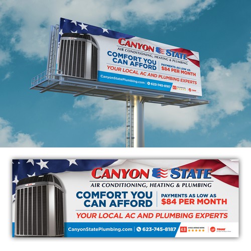 Design An Eye-Catching Billboard For An HVAC Company Design réalisé par Besties