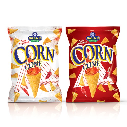 Amazing Pack design for our newly corn snacks Design by C7Z