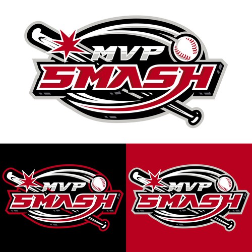 MVP Smash Softball Design by Barokah Studio