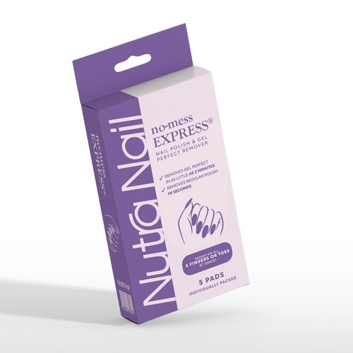 Nutra Nail Gel Remover Design by SRGrafica