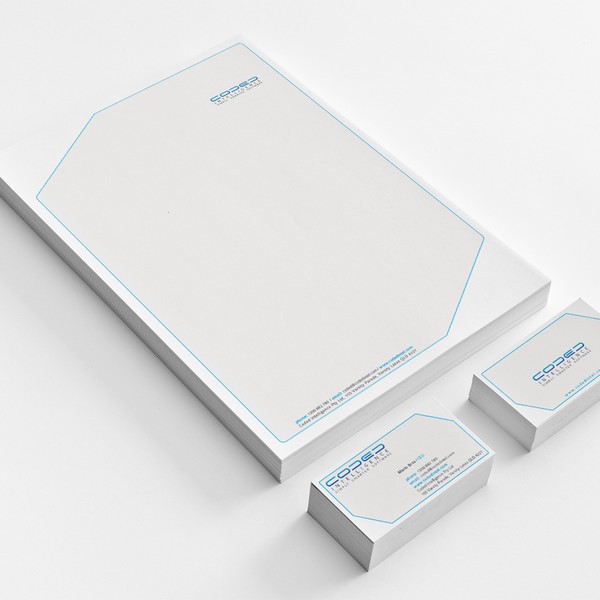 Create the next stationery for Coded Intelligence