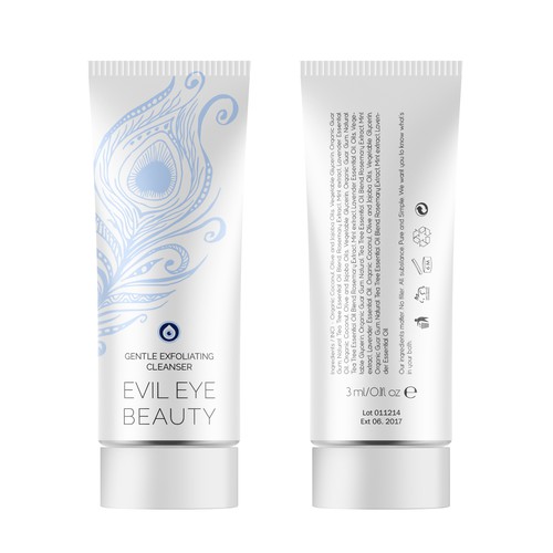 Evil Eye Beauty needs a fun & modern cosmetic tube designed. Design by bcra