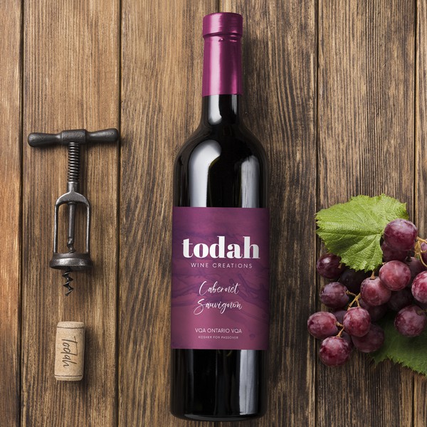Design by maxgraphic titled "Todah Wine Creations"