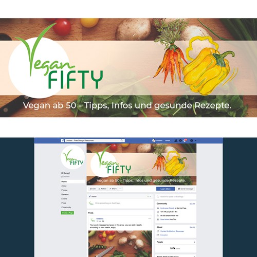 Facebook cover contest entry by Jan.