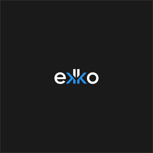 SIMPLE LOGO - ekko Letters then dm after Design by rizalirfani