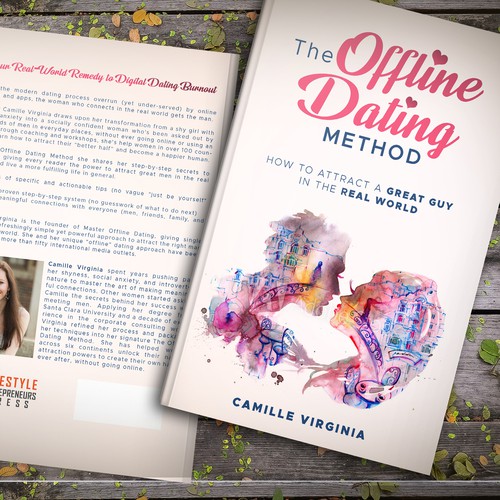 Design di Book Cover for The Offline Dating Method Needed di Nadun Prabodana