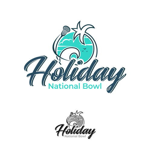 Holiday Bowl Logo Design by D'jwara