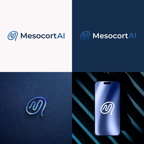 "New brand for a new AI research company - Mesocort AI" winning Logo & brand identity pack